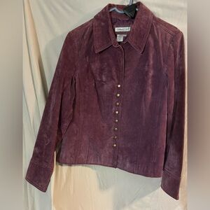 Coldwater Creek leather jacket-L